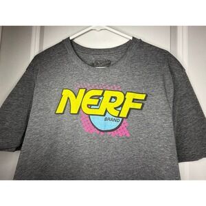 Nerf Brand Graphic Grey T-Shirt Sz Mens Large NWOT